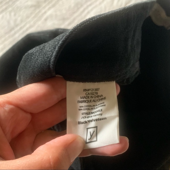 Yummie 27s “Black Velveteen” coated jeans black - Picture 13 of 13